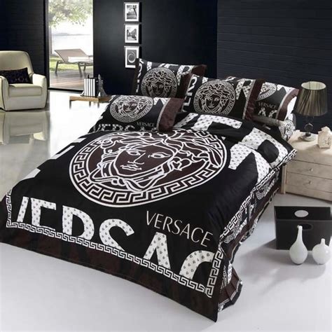 versace duvet set|versace king size bedding set.